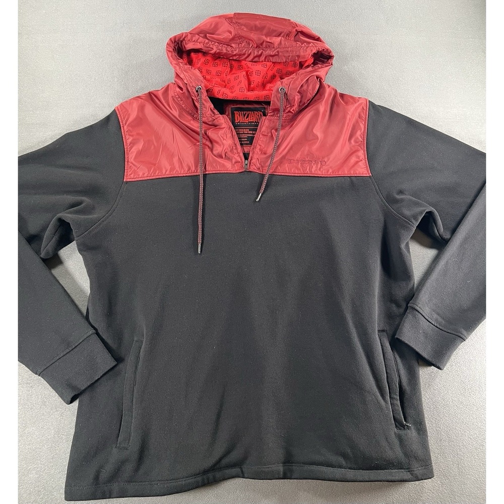 Blizzard Entertainment Diablo 2018 Video Game Sweatshirt Jacket Mens Size 2XL